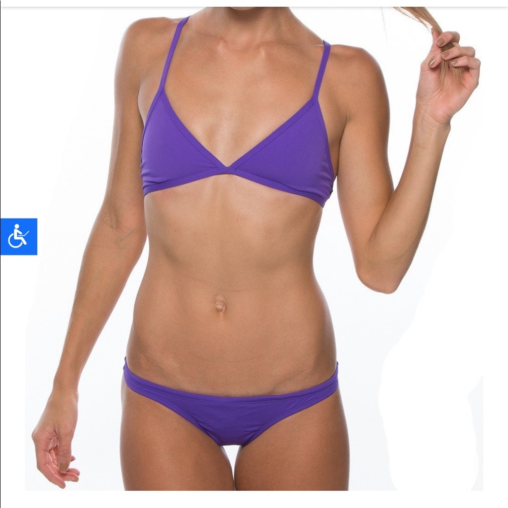 Jolyn Purple Bikini Bottoms